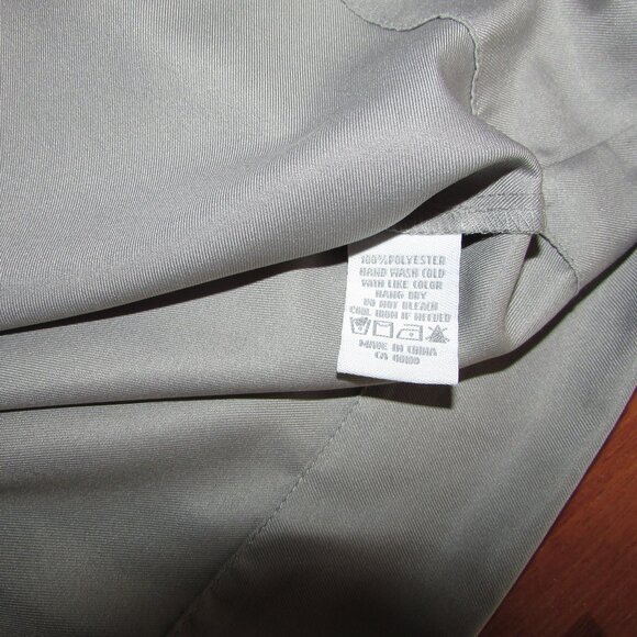 Alfred Sung Pure Grey Pleated Blouse - Small - Picture 5 of 8